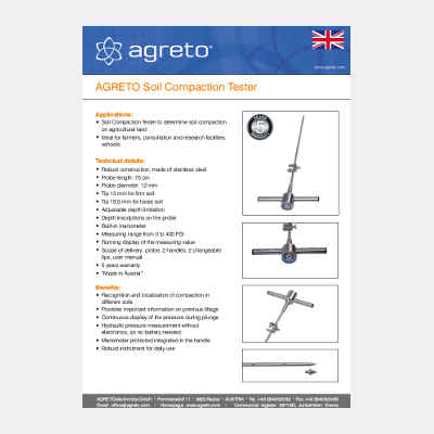 Datasheet Agreto Soil Compaction Tester
