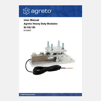 Manual Agreto Heavy duty weighing module