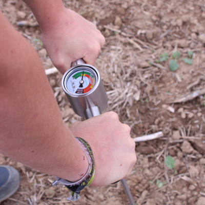Measuring soil compaction detail